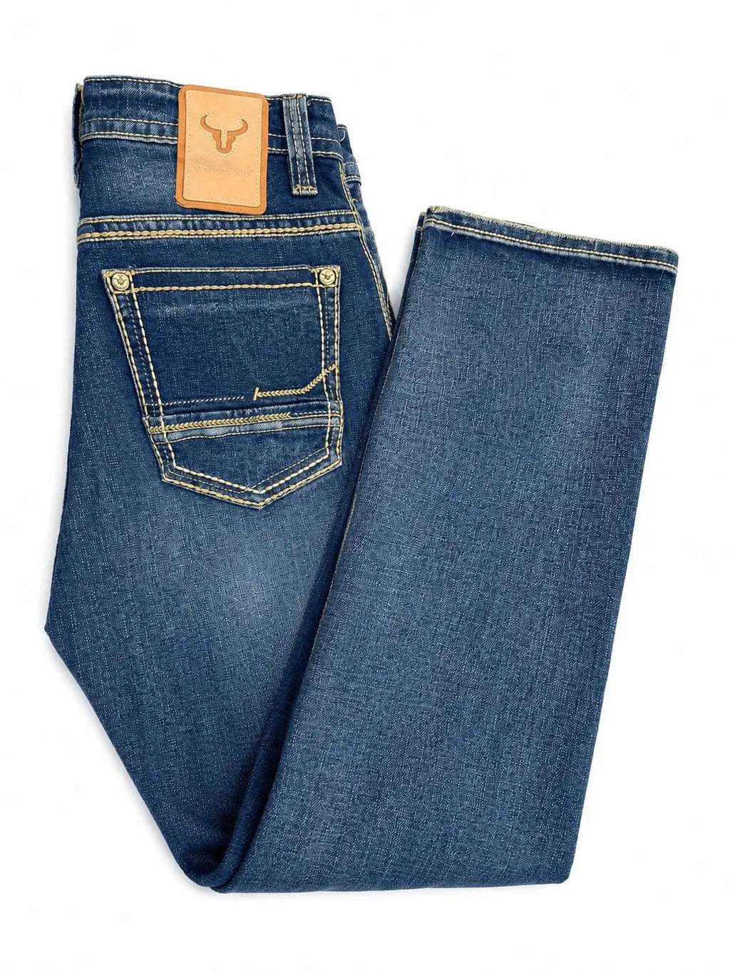 Mens Western Boot Cut Jeans