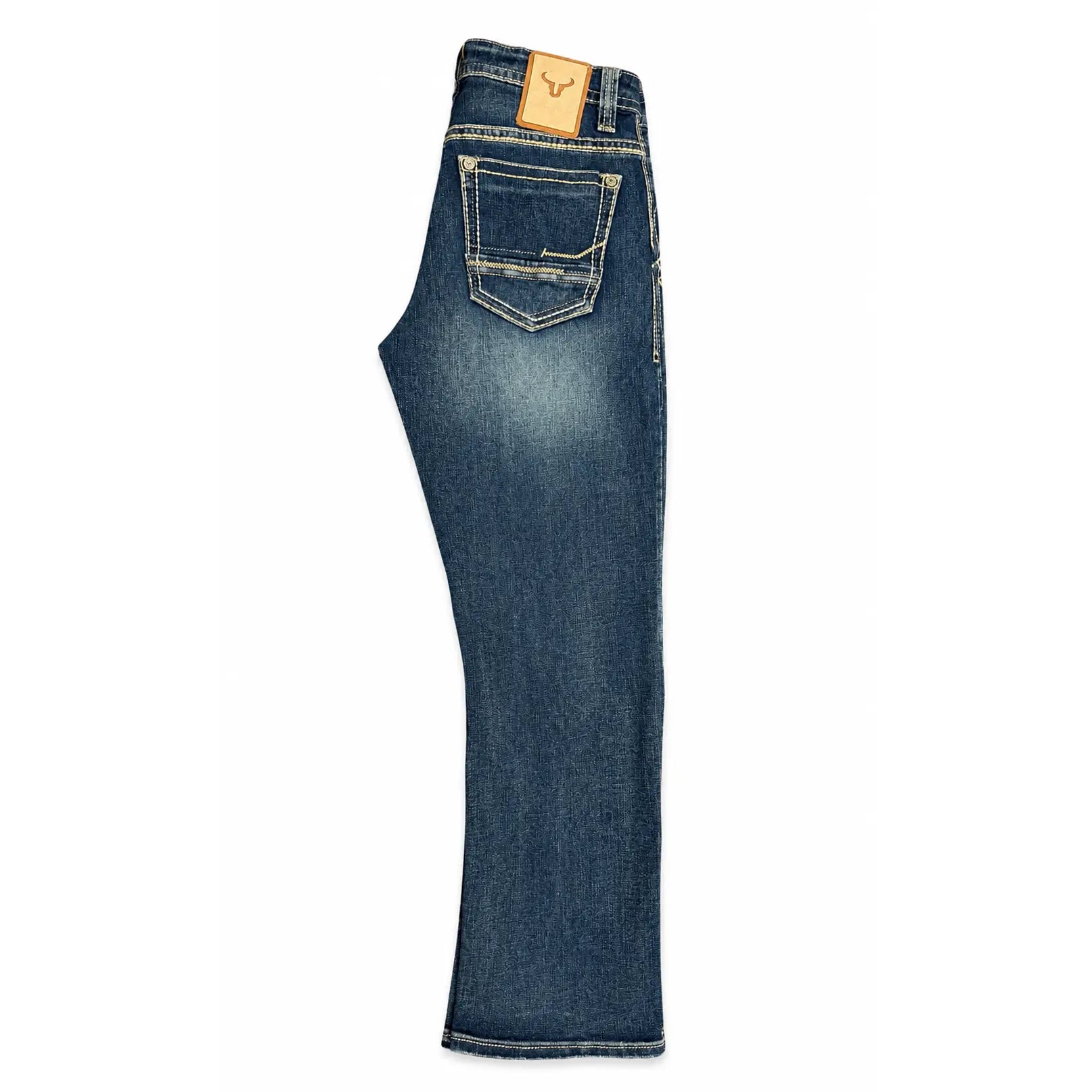 Mens Western Boot Cut Jeans
